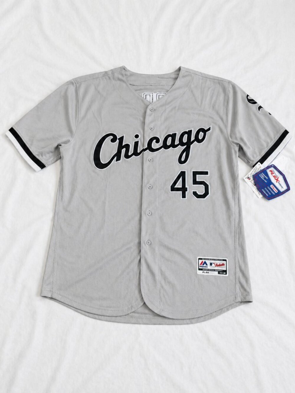Majestic Mens Chicago White Sox Michael Jordan #45 Baseball Jersey XL 48 NEW